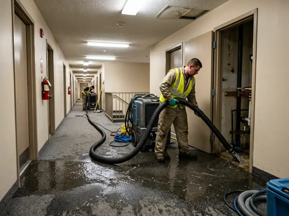 multi-unit-apartment-hallway-f-005 — frequently asked questions, Emergency Burst Pipe Water Extraction & Removal in Grand Bl…